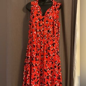 Banana Republic sleeveless floral dress (size large)
